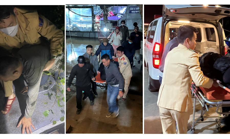 Đội Cảnh sát đường thủy số 2 kịp thời cứu một người nhảy cầu khu vực sông Văn Úc